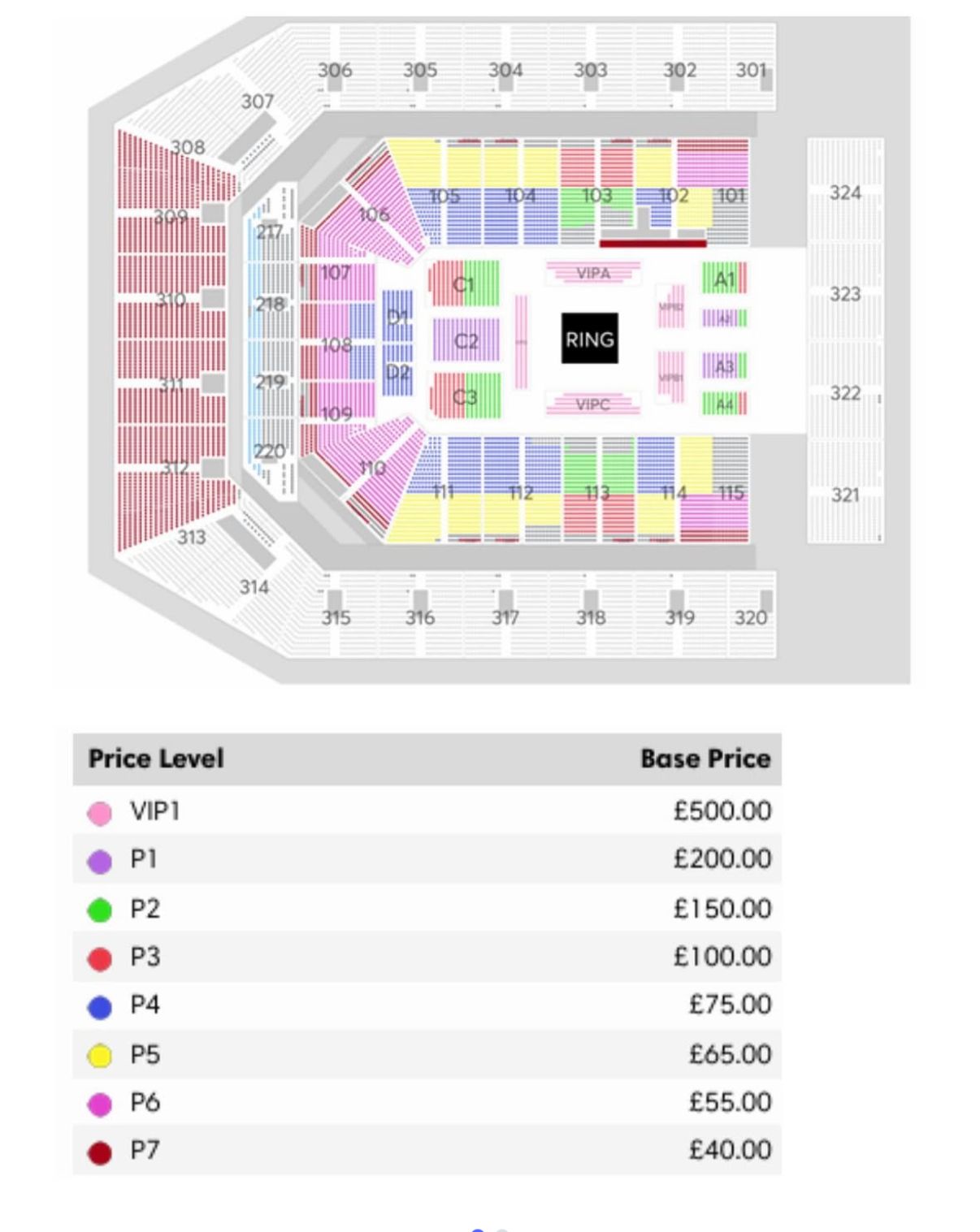 EZRA TAYLOR CHAMPIONSHIP BOXING, SATURDAY 28TH MARCH 2026 AT THE CO-OP LIVE ARENA IN MANCHESTER (Please select the next image to view the seating arrangement)