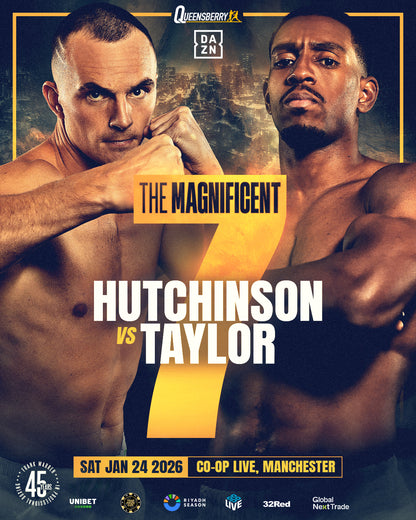 EZRA TAYLOR CHAMPIONSHIP BOXING,  SATURDAY 28TH MARCH 2026 AT THE CO-OP LIVE ARENA IN MANCHESTER (Please select the next image to view the seating arrangement)